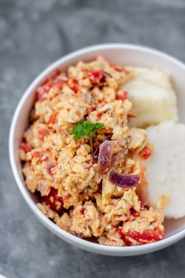 yam with egg stew