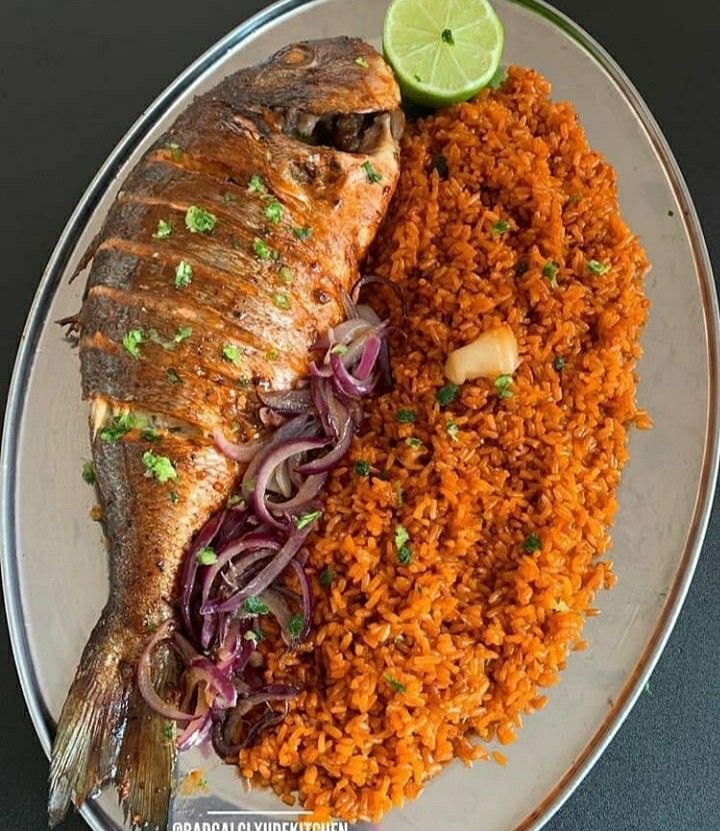 Jollof with Tilapia