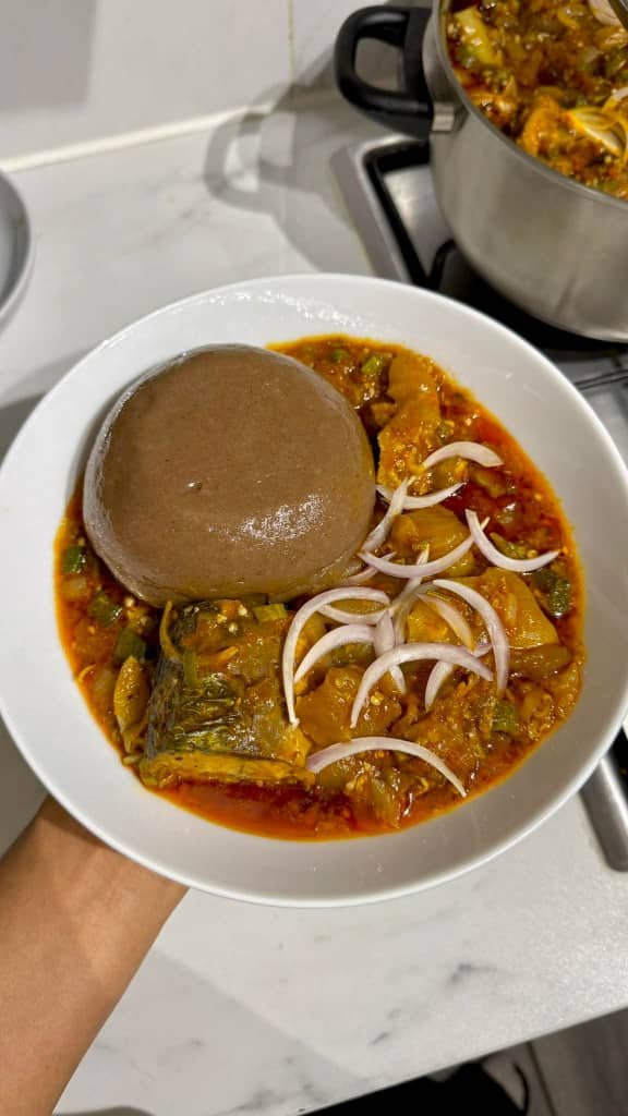 Millet Banku/Stew/Soup