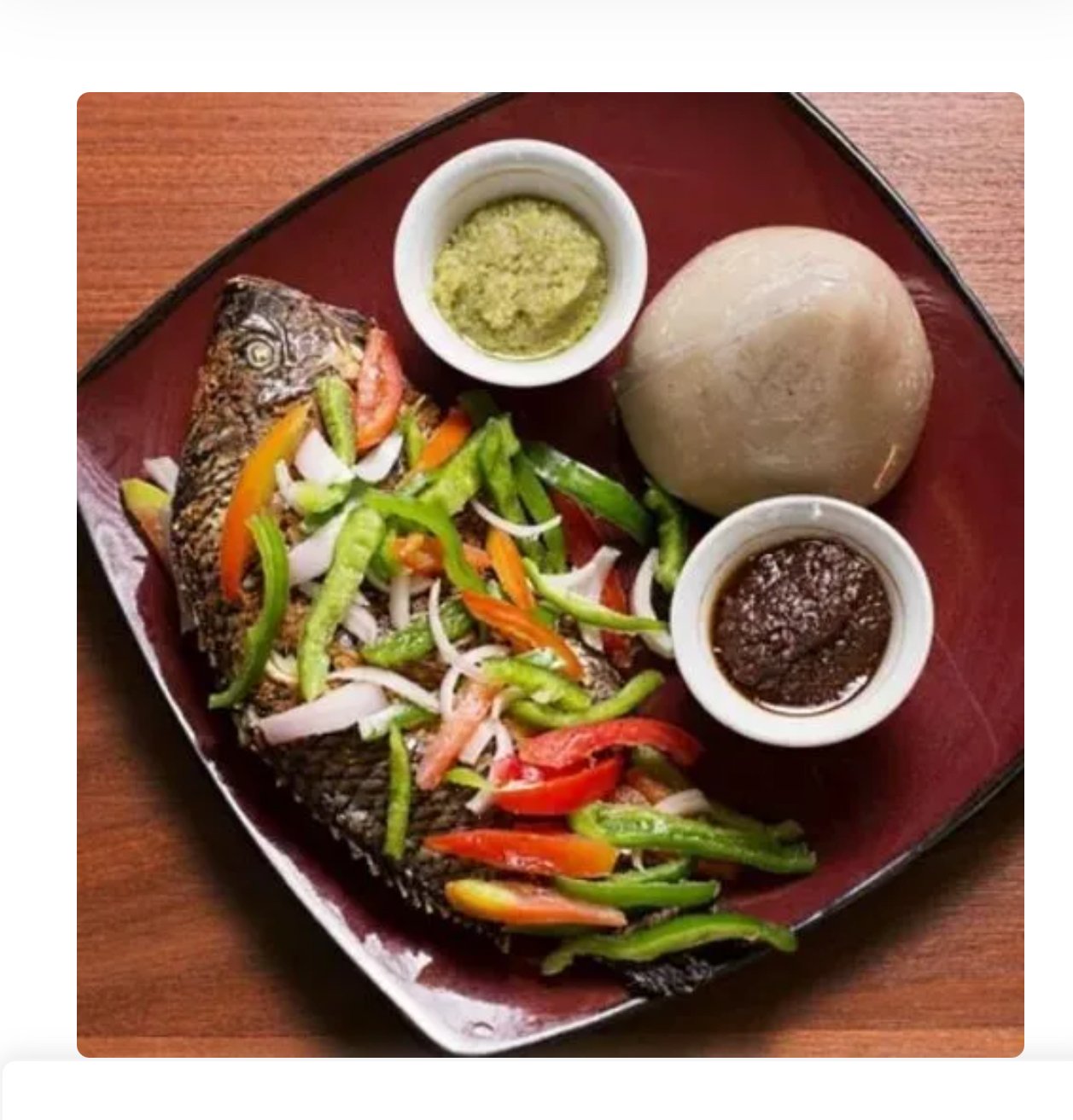 Banku and Tilapia