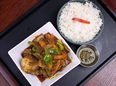 Zomgo rice with stew