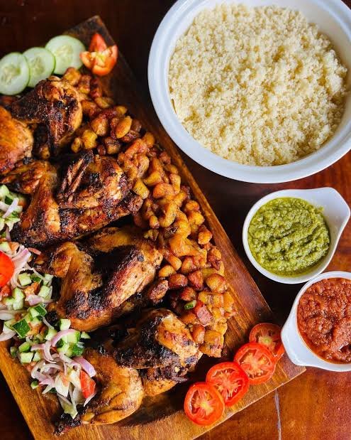 Attieke +Grilled chicken