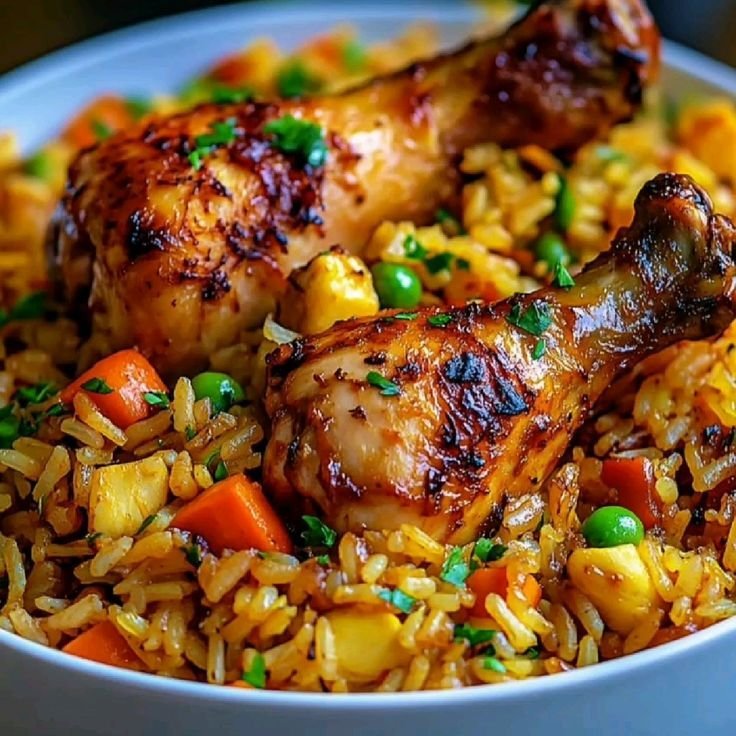 Fried rice with chicken
